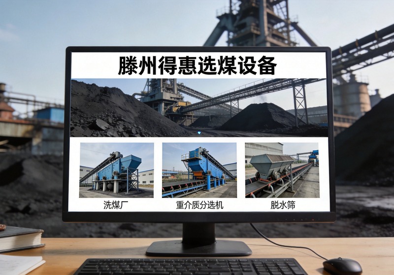 滕州得惠选煤设备网站效果图